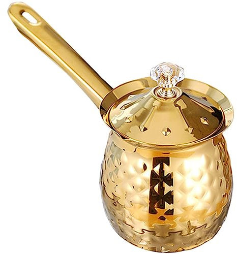 PRETYZOOM Sharp-mouthed Flower Cup Stovetop Coffee Decorative Metal Beverage Pot Soup Pot