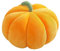 Herfair Kürbis-Überwurfkissen, 3D Plüsch Kürbis Dekokissen Kopfkissen, Halloween Kürbis Deko Kissen, Fotografie, Halloween dekoratives Kissen (gelb,18cm)