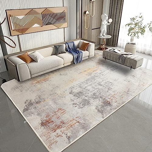 Calore Teppich: Moderner Abstrakter Kurzflor für Wohnzimmer, Schlafzimmer und Esszimmer - Rutschfest und Weich