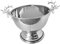 Sharplace 1Pcs Eiskübel Hirschkopf Griffe Stabiler Sockel für Club Picknick Party, Silber