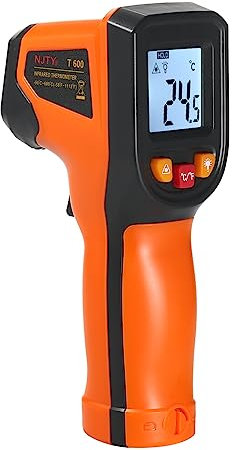 Lechnical Infrared Thermometer Non-Contact Digital Temperature Gun -50°C~600°C (-58°F~1112°F) IR Thermometer for Industrial, Kitchen Cooking, Automotive, Not for Human Body Temp