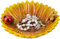 CAIRIAC Sunflower Jewelry Dish Trinket Tray Ceramic Key Tray Bowl for Entryway Table, Sunflower Candy Dish Soap Holder Gift Decorative Bowl for Home Decor Kitchen Bathroom Sink (Bee, Ladybug)