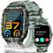 JELLOO Military Smart Watch für Männer (Antwort/Anruf), 1,85 Zoll HD Outdoor Tactical Sports Rugged SmartWatch, 110 Sports Modi Fitness Tracker mit Herzfrequenz SPO2 Sleep Monitor
