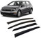 Rumplex Windabweiser Luftabweiser Regenabweiser Seitenfensterabweiser Kompatibel mit VW Golf 5 Golf 6 2003-2013 Autofenster Regenschutz Regenabweiser Anklebbare Deflektoren 4 Stück
