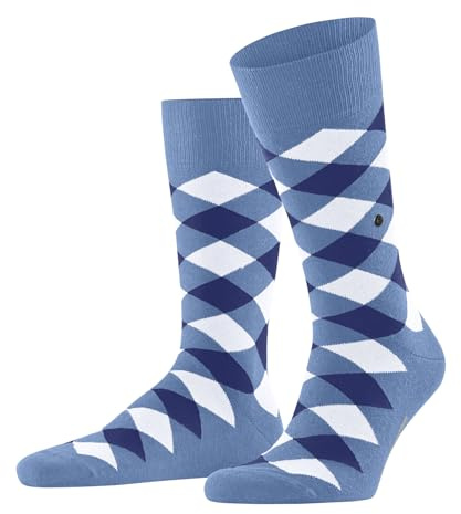Burlington Herren Socken Danny M So Baumwolle gemustert 1 Paar, Blau Light Blue 6541, 40-46