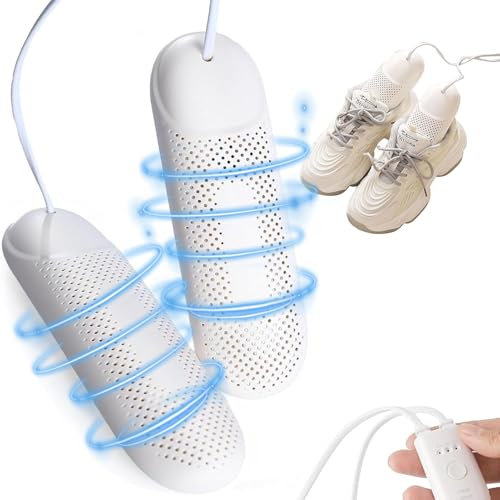 Shoe Dryer, Electric Football Boots Dryer with Controller Portable Intelligent Timing Deodorization Warmer Quick Drying for Shoes, Gloves, Socks, Ski Boots