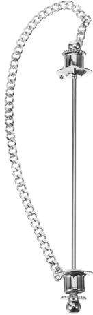 LIFKOME Herren Kragenpin Mit Kette Dekorative Broschen Nadel Für Hemd Und Anzug Eleganter Metall Kragenstift Geeignet Für Fest Party Und Bankett Robuste Hochwertige Verarbeitung