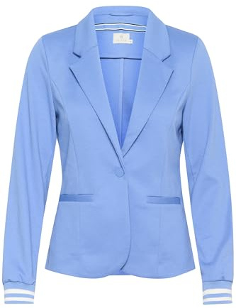 KAFFE Blazer Kinnie Damen Blazer Business Langarm Jacke Spotlich Elegant L, Ebb & Flower/Chalk Stripe