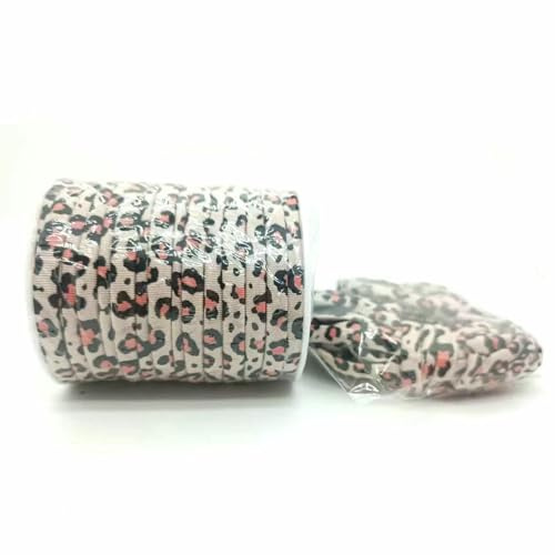 46 Farben, 5 mm, einfarbig, Kordel, hohlgenäht, elastisches Band, Seil, Milchfaserstoff, gestreift, Leopardenmuster, nur 3–5 m