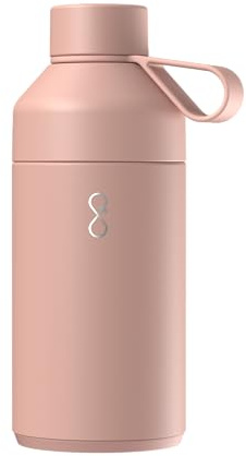 Ocean Bottle - Recycled Stainless Steel Reusable Water Bottle - Eco-Friendly & Reusable - Breeze Blush - 25 oz