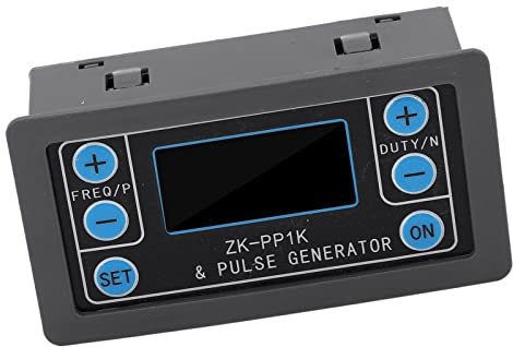 Eujgoov Generador de Frecuencia de Pulso PWM Función de Señal Variable con Salida Forma de Onda de Modulación de Ancho Analógica Digital, Generador Ajustable para Práctica y Tecnología