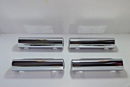 mm08enn 4 x CHROME FURNITURE CHROME FEET METAL LEGS FOR OTTOMAN,SOFAS, CHAIRS COMES WITH SCREWS