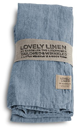 Lovely Linen NL0174 Lovely Serviette Leinen Dusty Blue (1 Stück)