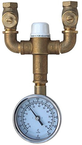 Speakman Safe-T-Zone STW-370 Thermostatic Mixing Valve, Rough Brass