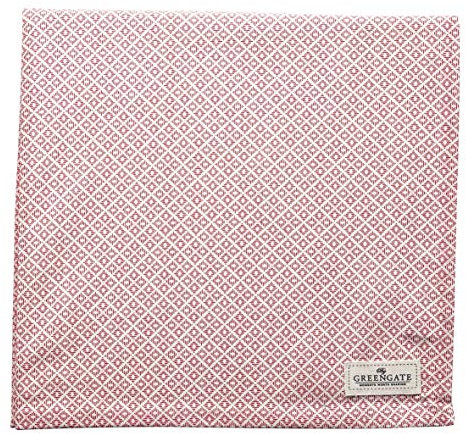 GreenGate Tablecloth Sandra pink 150x150cm