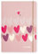 Matilda Moo Notizbuch – A5 liniert – Herzen – Rosa & Roségold