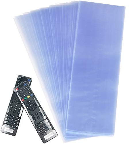 Morepack Schrumpffolienbeutel für Fernbedienung, 6,9 x 20,3 cm, 100 Stück