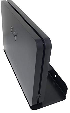 Inbrackets Wall Mount Shelf for Sky Router Sky Q Hub wifi router SR203 SR204 Strong Sturdy BLACK STEEL Easy install UK MADE by Inbrackets