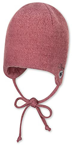 Sterntaler Unisex Baby Aus Wolle (Merino) Mütze, Rosa, 43 EU