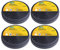 GOLDEN ICEPURE Aktivkohlefilter Dunstabzugshaube Kompatibel mit Dunstabzugshaube PKM Respekta MIZ 0023Bomann KF 561PKM CF110DU652, Ø 175mm, 4 Stück