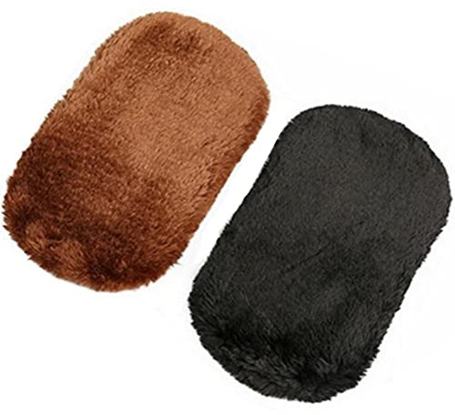 Ayrsjcl 2 Stücke Polieren Reinigung Handschuhe Shoeshine Tuch Plüschschuh Reinigung Wolkeleatherwaren Reiniger Lederpflege Werkzeug