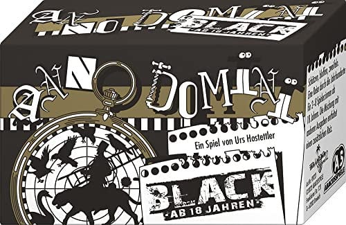ABACUSSPIELE 09221 - Anno Domini Black, Kartenspiel - schätzen - bluffen - zweifeln