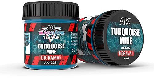 AK Interactive - Türkis Mine Wargame Terrain 100 ml - AK1222