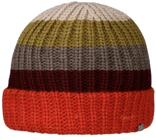 LIERYS Colour Stripes Umschlagmütze Beanie Made in Germany Damen und Herren Herbst Winter