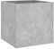 vidaXL Fioriera Grigio Cemento 40x40x40 cm in Legno Multistrato