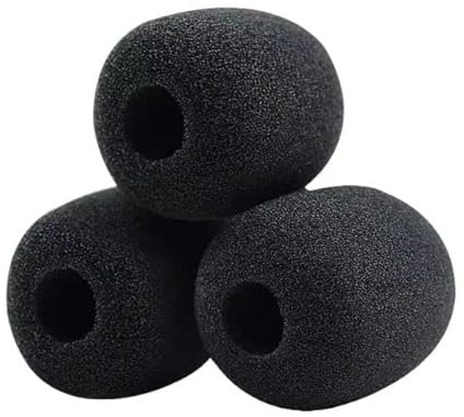 Headset Microphone Pop Filter Cover Replacement for SteelSeries Arctis 1/3 /5/7 /7X/ 7P/ 9X Pro Gaming Headset Mic Foam Cover (3 Pack)