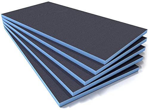 Tile Backer Boards 30mm / 28.8m2-1200 x 600mm, Waterproof Insulation for Underfloor Heating (40 Boards)