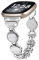 Chofit Armbänder kompatibel mit Fitbit Versa 4/Sense 2 Armband, Bling Strass Metall Armband Band Ersatz Frauen Armband für Versa 4/Sense 2/Versa 3/Sense