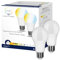 tint smartes 2er Set: 2x LED Lampe E27, Leuchtmittel Birnenform, weißes Licht 2700-6500 K, dimmbar, jeweils 9W ersetzt 60W Glühbirne, Zigbee, funktioniert mit Alexa