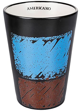 Villa d'Este Home Tivoli Tazza colazione Americano in stoneware 300 ml, Un caffè come
