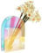 Acryl Buch Vasen, Klare Buchvase, Wohnzimmer Dekoration Vasen, Acryl Bunte Vase, für Blumenarrangement und Dekoration (12×0,5×18 cm)