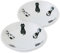 Product of Gifu Japan Mino Ware Servierteller-Set 2er Set Sitzende Katzen Design Leicht Japanische Keramik Teller Mikrowellen-/Spülmaschinenfest 16 cm