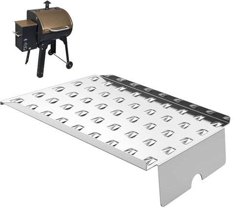 BQMAX Drip Pan Heat Baffle Ersatzteile für Traeger Pro 575 20 22 Serie Pellet Grills, Heat Baffle Diffusor für Camp Chef 24 Serie, Drip Pan Tray Ersatzteile für Traeger 22 Serie, (PG24)