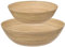 Paris Prix Five Simply Smart - Lot de 2 Saladiers Bambou 30cm Naturel