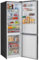 Oranier Stand-Kühlschrank 195 cm - schwarze freistehende Kühl-Gefrier-Kombination mit 3 Schubladen - 347 Liter Volumen - Türanschlag wechselbar KFG980
