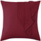 Vielit Sofa Kissenbezug 40x40 Rot Weich 2er Set Mikrofaser Kissenbezüge 40x40 Kissenhülle Für Kissen 40x40cm Öko-Zertifikat Resistent Hypoallergen