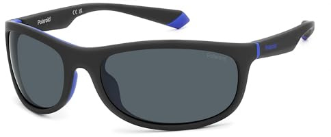 POLAROID Brille PLD 2154/S Größe 64-17 mm Matte Schwarz Blau polarisiert