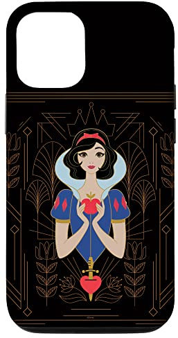 Hülle für iPhone 12/12 Pro Disney Princess Schneewittchen Art-Deco-Stil
