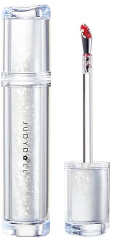 Judydoll Ice Watery Lipgloss, Judydoll Iced Tea Watery Lipgloss, Jelly Hydrating Lipgloss, stark feuchtigkeitsspendender, getönter Lipgloss mit Antihaftbeschichtung (#07 Hot Red Wine Color)