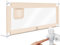 KESSER® Bettgitter 200cm Bettschutzgitter Kinderbettgitter für Kinder Babybettgitter Klappbar, Kinderbett Kinderbettschutzgitter Rausfallschutz, Bett & Elternbett hoch: 72 bis 96cm Beige