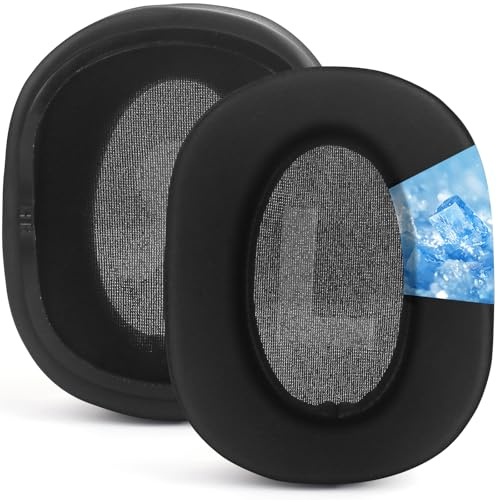 Kühlgel-Ohrpolster, Ersatz-Ohrpolster, kompatibel mit Logitech G Pro/G Pro X Gaming-Kopfhörern, Komfort-Memory-Schaum-Ohrpolster, Ersatz-Headset-Ohrmuscheln, Reparaturteile