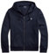 POLO RALPH LAUREN Herren Doppelstrick-Kapuzenpullover mit durchgehendem Reißverschluss, french navy, Large