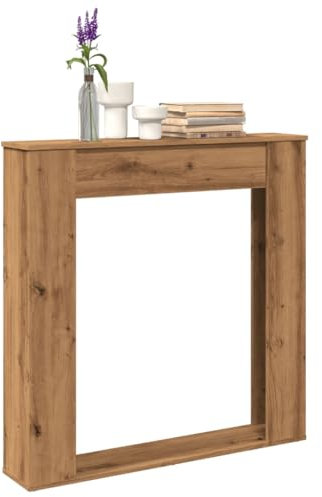 XGWKCNV Furniture Select Kaminumrandung Artisan Eiche 100x20x100cm Holzwerkstoff