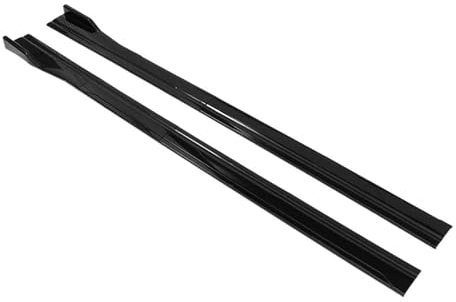 8PCS 2m/2,2m Universal Rocker Plate Side Rock Extension Separator Bumper Auto Seitenschweller Trittbretter Schweller(2M Bright Black B)