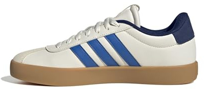 adidas VL Court 3.0 Shoes, Zapatillas Hombre, Core White Bright Royal Dark Blue, 43 1/3 EU
