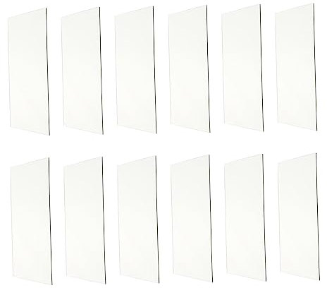 Cabilock Spiegel-wandaufkleber 16 Blätter Acryl Für Badezimmer Schneidbares Design